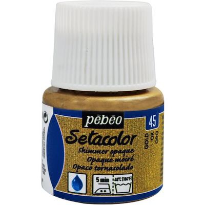 ペベオ・ジャポン ペベオ 布用水性アクリル絵具セタカラーシマー 45ml ゴールド 295045 1本 576-0309（直送品）