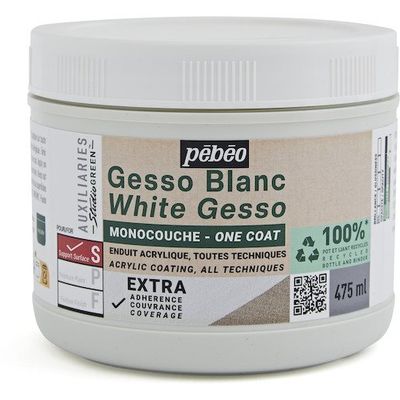 ペベオ・ジャポン ペベオ スチューディオ グリーン アクリリック ワンコートジェッソ 475ml 818615 1個 601-6631（直送品）