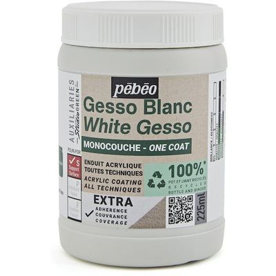 ペベオ・ジャポン ペベオ スチューディオ グリーン アクリリック ワンコートジェッソ 225ml 818613 1個 601-6639（直送品）