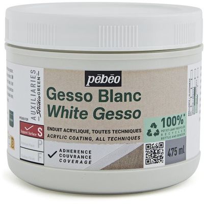 ペベオ・ジャポン ペベオ スチューディオ グリーン アクリリック ジェッソ 475ml 818605 1本 601-6635（直送品）