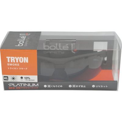 BSSI 保護メガネ TRYON BSSIマットブラック スモークレンズ ブリスタパッケージ PSSTRYO443BL 1個（直送品）