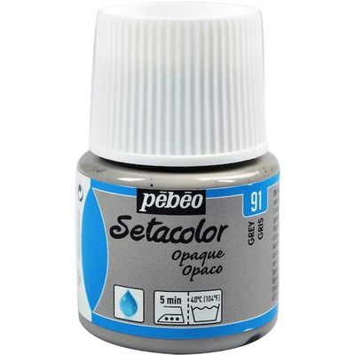 ペベオ・ジャポン ペベオ 布用水性アクリル絵具セタカラー不透明色 45ml グレイ 295091 1本 575-8816（直送品）
