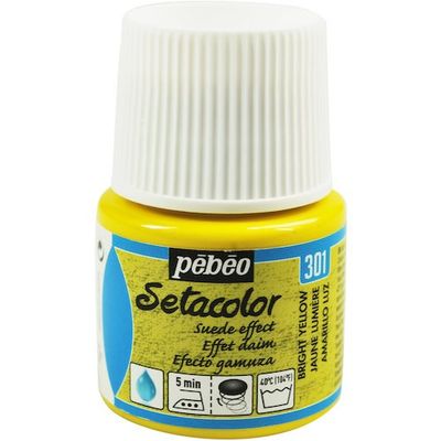 ペベオ・ジャポン ペベオ 布用水性アクリル絵具セタカラースウェード 45ml ブライトイエロー 295301 1本 575-8783（直送品）