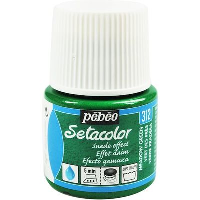 ペベオ・ジャポン ペベオ 布用水性アクリル絵具セタカラースウェード 45ml メドウグリーン 295312 1本 576-0293（直送品）