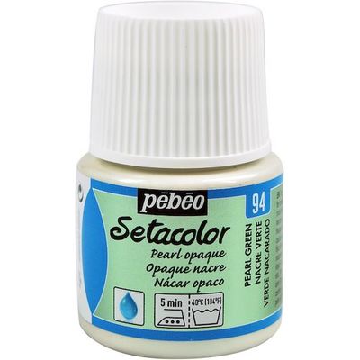 ペベオ・ジャポン ペベオ 布用水性アクリル絵具セタカラー不透明色 45ml パールグリーン 202094 1本 576-0331（直送品）