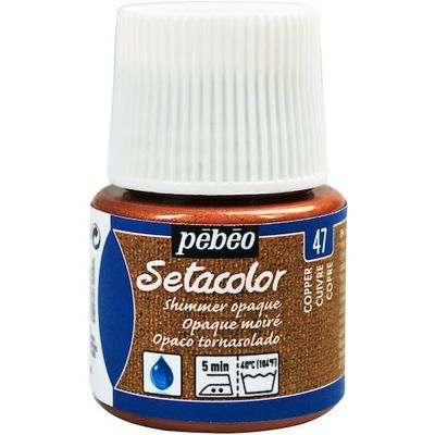 ペベオ・ジャポン ペベオ 布用水性アクリル絵具セタカラーシマー 45ml ライトコッパー 295047 1本 575-8801（直送品）