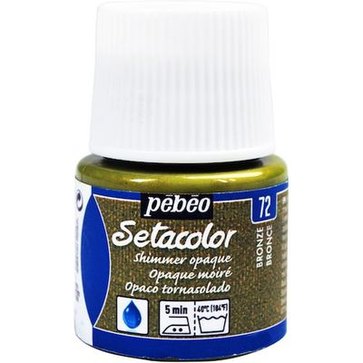 ペベオ・ジャポン ペベオ 布用水性アクリル絵具セタカラーシマー 45ml ブロンズ 295072 1本 576-0326（直送品）
