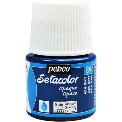 ペベオ・ジャポン ペベオ 布用水性アクリル絵具セタカラー不透明色 45ml ブルージーンズ 295084 1本 575-8759（直送品）