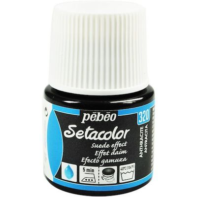 ペベオ・ジャポン ペベオ 布用水性アクリル絵具セタカラースウェード 45ml アンスラサイト 295320 1本 575-8800（直送品）