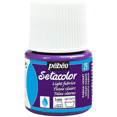 ペベオ・ジャポン ペベオ 布用水性アクリル絵具セタカラー透明色 45ml パルマバイオレット 329029 1本 576-0314（直送品）