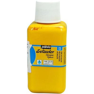 ペベオ・ジャポン ペベオ 布用水性アクリル絵具セタカラー不透明 250ml バターカップ 296013 1本 575-8799（直送品）