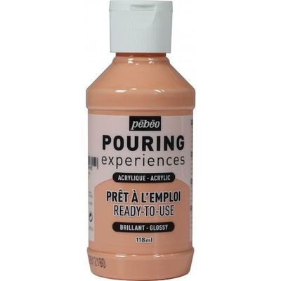 ペベオ・ジャポン ペベオ ポーリングメディウム入り アクリル絵具118ml 15 ポートレートピンク 524615 1個 594-3171（直送品）