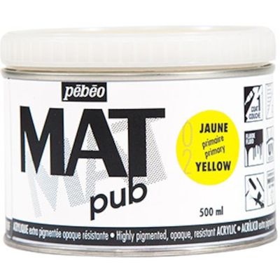 ペベオ・ジャポン ペベオ マットピュブ 500ml NO.02 プライマリーイエロー 257002 1本 594-2590（直送品）