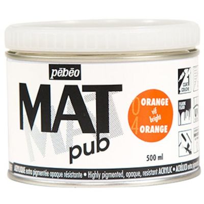 ペベオ・ジャポン ペベオ マットピュブ 500ml NO.04 ブライトオレンジ 257004 1本 594-2564（直送品）