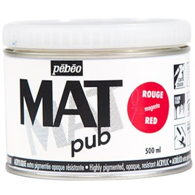ペベオ・ジャポン ペベオ マットピュブ 500ml NO.06 マゼンタレッド 257006 1本 594-1086（直送品）