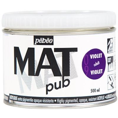 ペベオ・ジャポン ペベオ マットピュブ 500ml NO.09 コバルトバイオレット 257009 1本 594-2568（直送品）