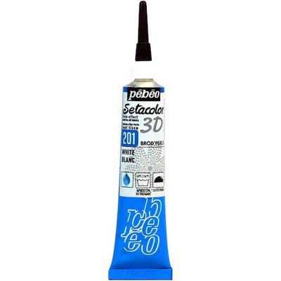 ペベオ・ジャポン ペベオ セタカラー3Dブロードパール20mlNO.201ホワイト 557201 1本 607-4445（直送品）