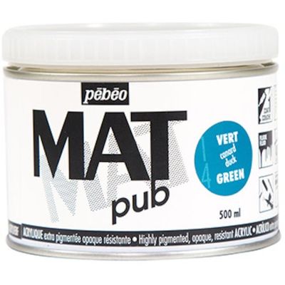 ペベオ・ジャポン ペベオ マットピュブ 500ml NO.14 ダックグリーン 257014 1本 594-2561（直送品）