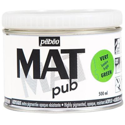 ペベオ・ジャポン ペベオ マットピュブ 500ml NO.15 ブライトグリーン 257015 1本 594-1079（直送品）