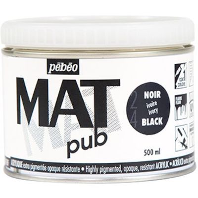 ペベオ・ジャポン ペベオ マットピュブ 500ml NO.24 アイボリーブラック 257024 1本 594-2588（直送品）