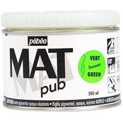 ペベオ・ジャポン ペベオ マットピュブ 500ml NO.29 フルレセントグリーン 257029 1本 594-1080（直送品）