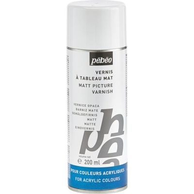 ペベオ・ジャポン Pebeo マットバーニッシュ(つや消し・画面保護剤)油性 スプレー 200ml 520225 1本 601-8328（直送品）