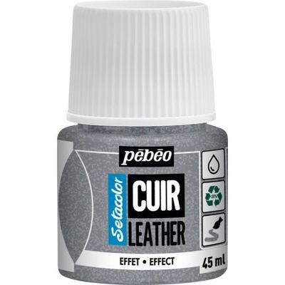 ペベオ・ジャポン Pebeo セタカラーレザー(革用)グリッター色 45mlNO.36 グリッターシルバー 295636 1本（直送品）