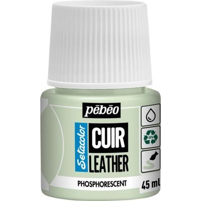 ペベオ・ジャポン Pebeo セタカラーレザー(革用)蓄光色 45mlNO.49 燐光(夜光) 295649 1本 607-2942（直送品）