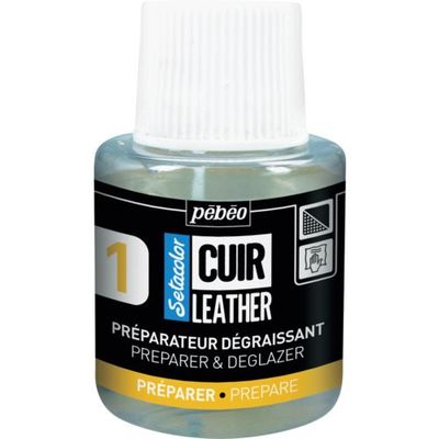 ペベオ・ジャポン Pebeo セタカラーレザー(革用)デグレイザー(下準備用 脱脂剤) 295651 1本 609-4521（直送品）