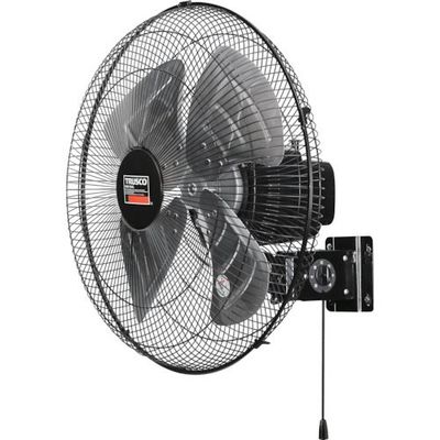 トラスコ中山 TRUSCO 全閉式工場扇 ジェネラルファン 壁掛けタイプ アルミハネ ブラック TFBA-45W-BK 1台（直送品）
