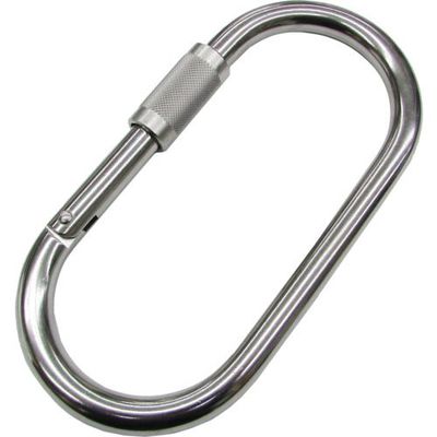水本機械製作所 水本 ステンレス メガカラビナ(環付) 線径16mm 長さ197mm A-3091 1個 653-6214（直送品）