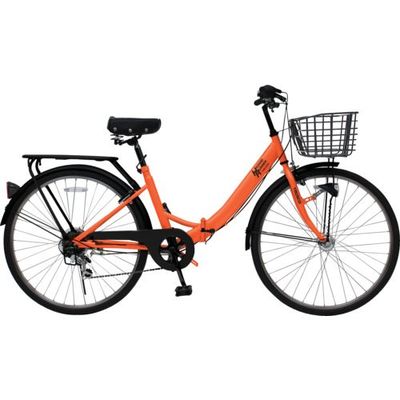 トラスコ中山 TRUSCO 災害時用ノーパンク自転車 ハザードランナー シティタイプ 26インチ THRC-5526 1台 628-5133（直送品）