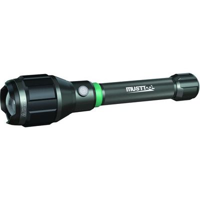 イチネンアクセス MUSTTOOL 充電式フラッシュライト 12000LM ブラック 87265 1個 657-1032（直送品）
