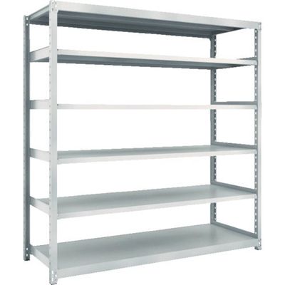 TRUSCO スチールラック M2型軽中量棚 1760X450XH1500 6段 単体 ネオグレー M2-5646 NG 1セット(1台)（直送品）