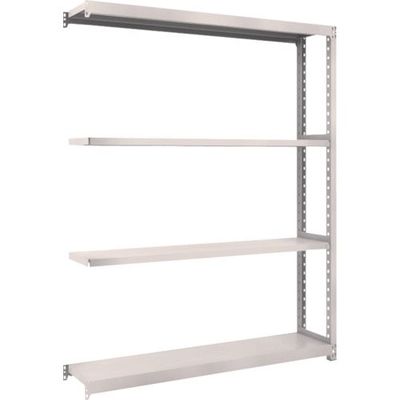 TRUSCO スチールラック M2型軽中量棚 1460X300XH2100 4段 連結 ネオグレー M2-7534B NG 1セット(1台)（直送品）