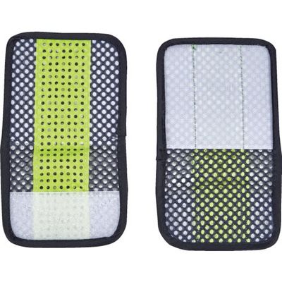 トラスコ中山 TRUSCO メッシュ安全ベスト ウエスト延長パッド 紺*イエロー TMVE-BY 1枚 511-7017（直送品）