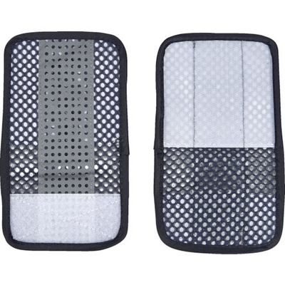 トラスコ中山 TRUSCO メッシュ安全ベスト ウエスト延長パッド 紺*シルバー TMVE-BS 1枚 511-7016（直送品）