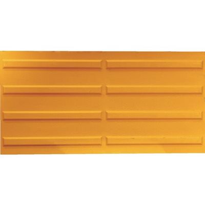 トラスコ中山 TRUSCO 点字マット2連タイプ300mmx600mm(誘導タイプ) TTPL-3060 1枚 537-8768（直送品）