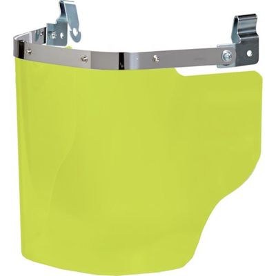 トラスコ中山 TRUSCO ヘルメット取付型大型防災面 イエロー(前面プレートなし) LFS-Y 1個 533-4256（直送品）