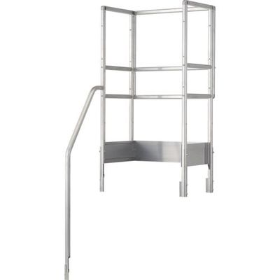 トラスコ中山 TRUSCO 階段片手すり天場三方手すり TSF-TKS34X 1セット 551-8062（直送品）