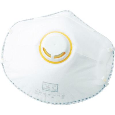 トラスコ中山 TRUSCO 排気弁付防じんマスク DS2 活性炭入 (10枚入) T37A-DS2KA 1箱(10枚) 560-8238（直送品）