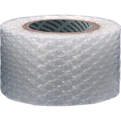 トラスコ中山 TRUSCO 気泡緩衝材(粘着タイプ)75mmx5m CRN-755 1巻 563-1862（直送品）