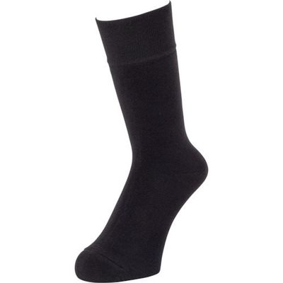 岡本 オカモト 紳士ココピタ あったか実感無地24cm丈 25ー27CM ブラック 576-806-26-90 1足 436-1218（直送品）