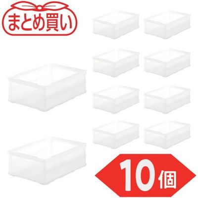 TRUSCO 【まとめ買い】オリコン 薄型折りたたみコンテナスケルコン 30L 10個 TSK-O30B-TM-10P 1セット(10個)（直送品）