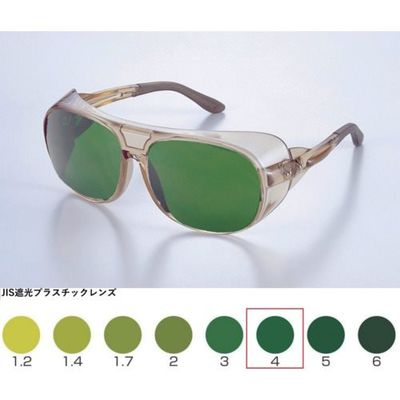 トーアボージン TOA BOJIN アイカップ遮光めがね ULー108B TBP4 1個 618-9542（直送品）