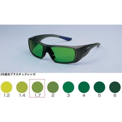 トーアボージン TOA BOJIN セミアイカップ遮光めがね TAーG350 TBP1.7 1個 619-2634（直送品）