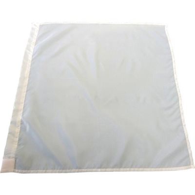 ミズケイ 「旗めくんです。」白旗<45cm×45cm> 8014000 1枚 524-2300（直送品）