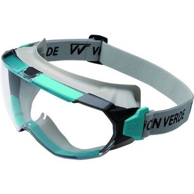 ミドリ安全 セーフティーゴーグル VGー505F NV 通気孔なし VG-505F-NV 1個 526-0588（直送品）