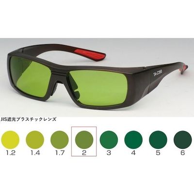 トーアボージン TOA BOJIN セミアイカップ遮光めがね TAーC350 TBP2 1個 619-1099（直送品）
