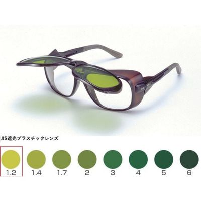 トーアボージン TOA BOJIN W型アイカップ遮光めがね ULー109W TBP1.2 1個 619-1154（直送品）